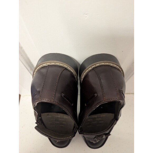 G.H. BASS & CO. MEN'S PIERCE TASSEL LOAFER DARK BROWN LEATHER CASUAL SHOE SZ 7 M - Picture 10 of 12